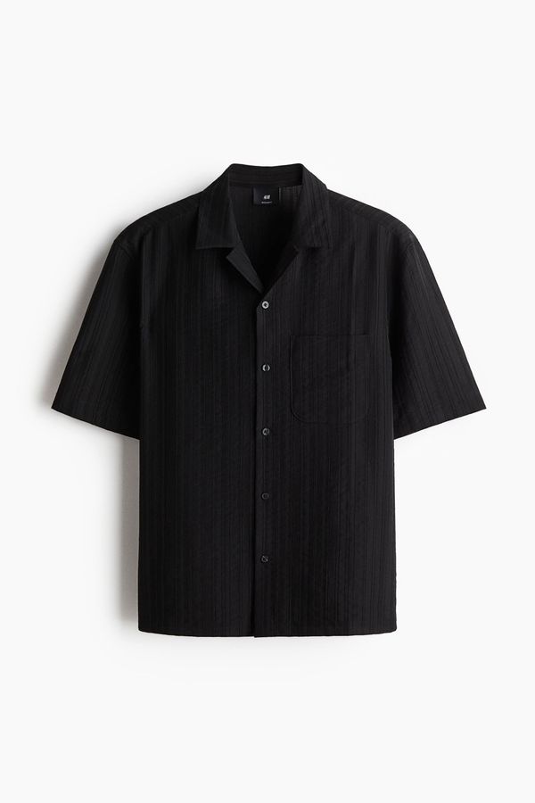 Camisa resort con textura Regular Fit