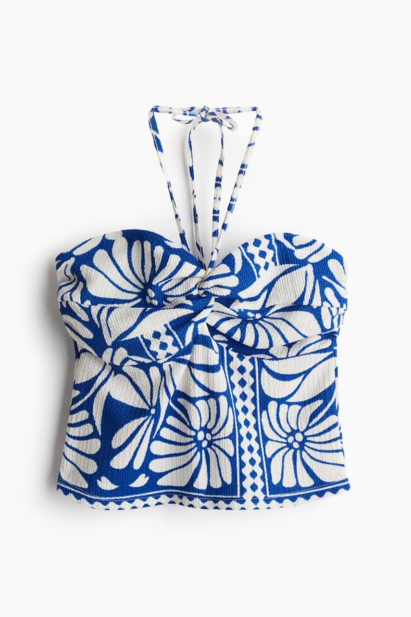 Top halter corto