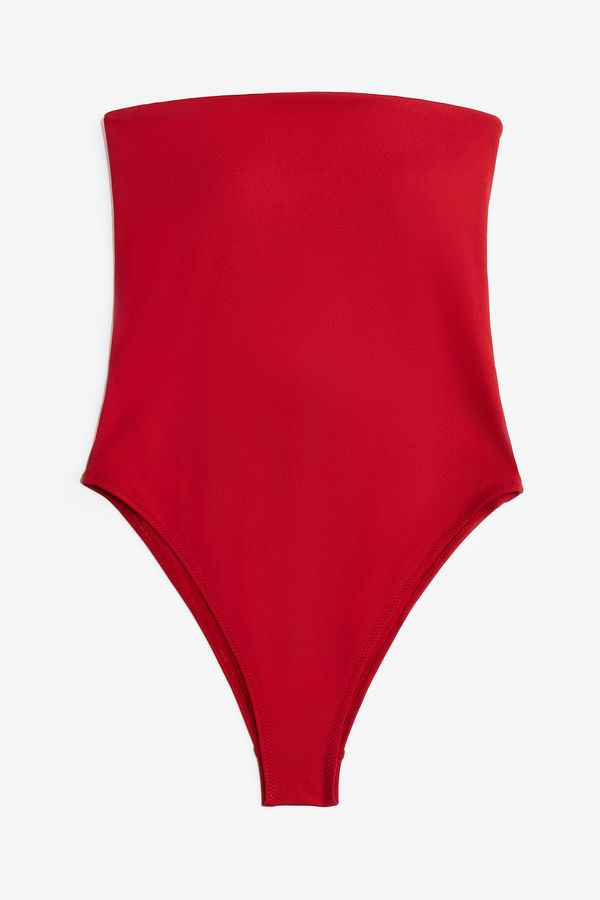 Traje de baño bandeau High leg con relleno