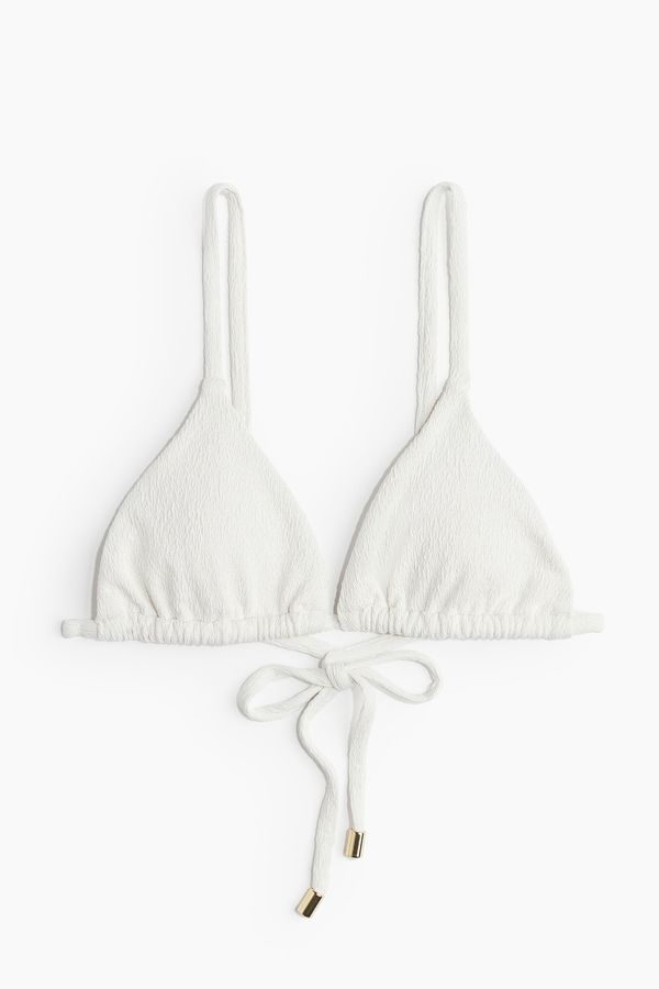 Top de bikini de triángulo con relleno