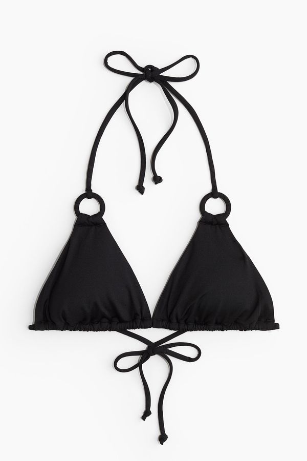 Top de bikini de triángulo con relleno