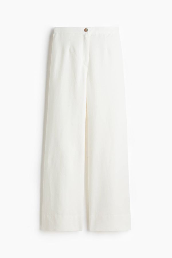 Pantalón en mezcla de lino