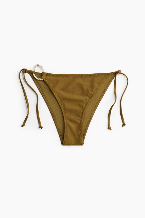 Braga de bikini con tiras de anudar