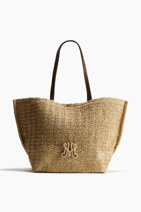 Bolso shopper de paja