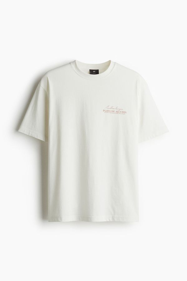 Camiseta con motivo estampado Loose Fit