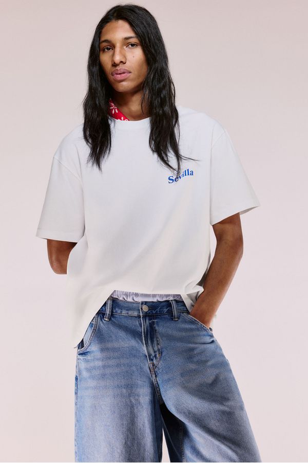 Camiseta con motivo estampado Loose Fit