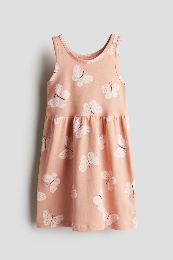 Vestido estampado de algodón