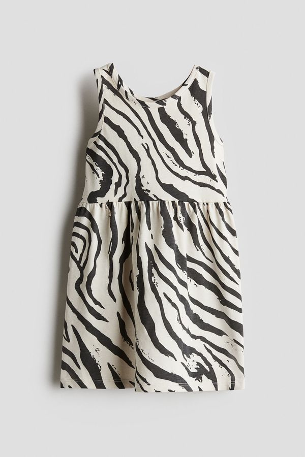 Vestido estampado de algodón