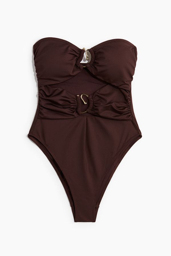 Traje de baño bandeau con relleno