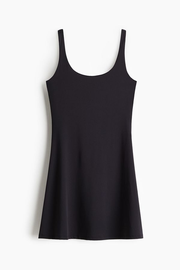 MAMA Vestido de microfibra con tirantes