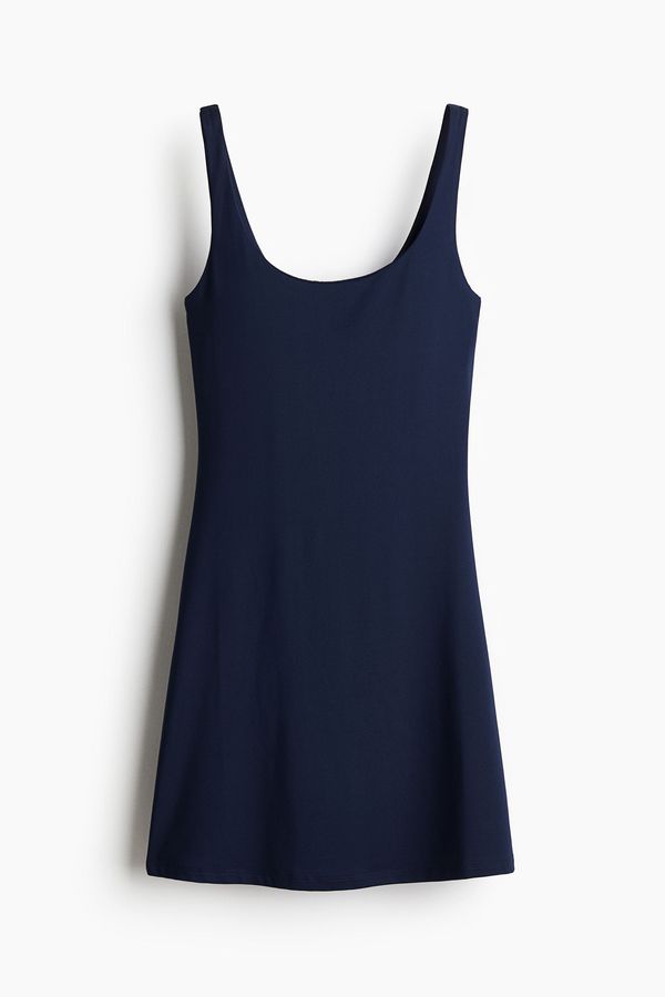 MAMA Vestido de microfibra con tirantes