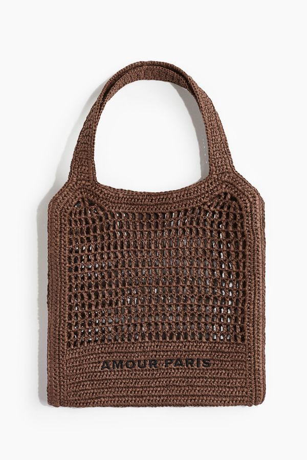 Bolsa tote de paja