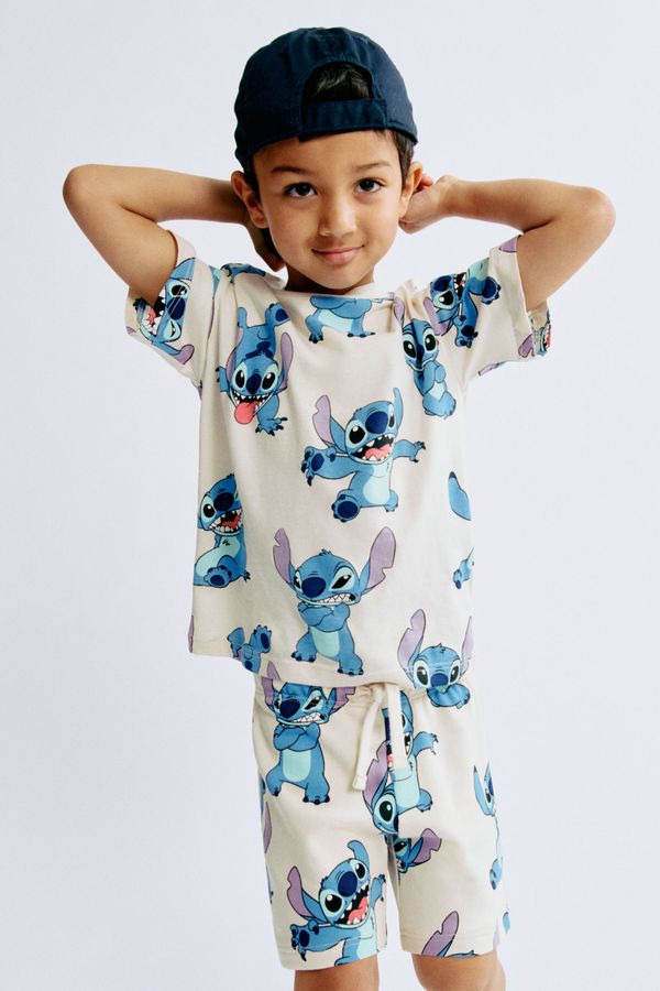Conjunto de 2 piezas con motivo estampado