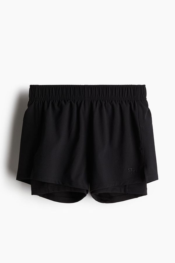 Pantalón corto de correr de doble capa en DryMove™