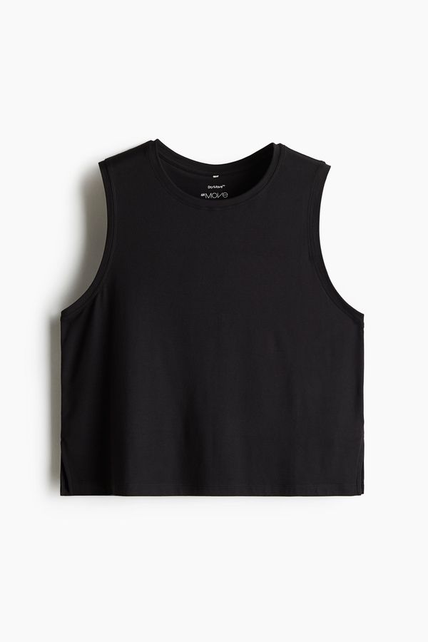 Camiseta de deporte boxy sin mangas con DryMove™