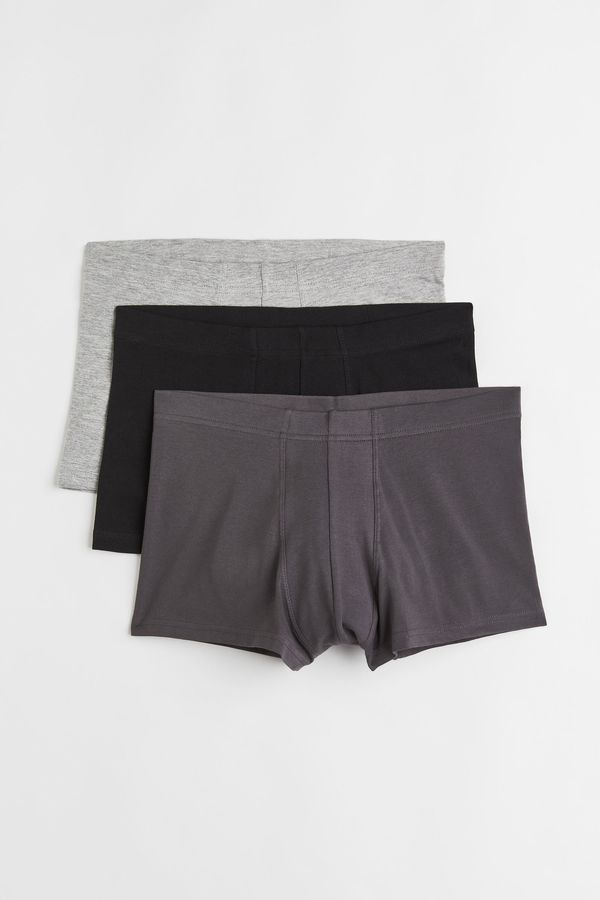 Pack de 3 calzoncillos trunk de algodón