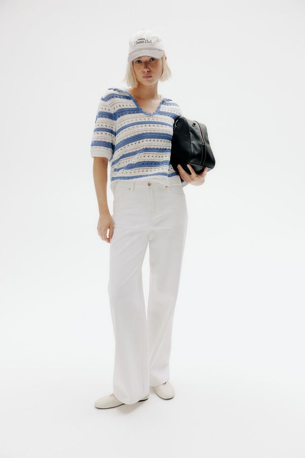 Wide High Jeans