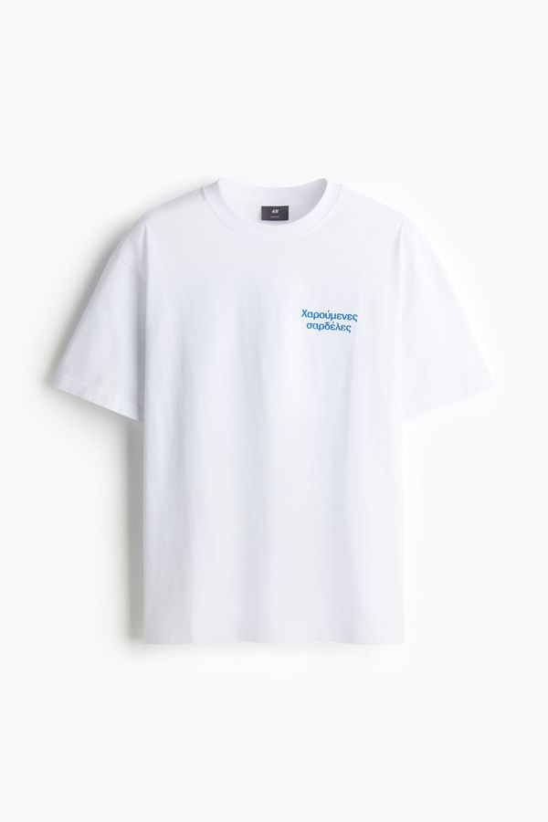 Camiseta con motivo estampado Loose Fit
