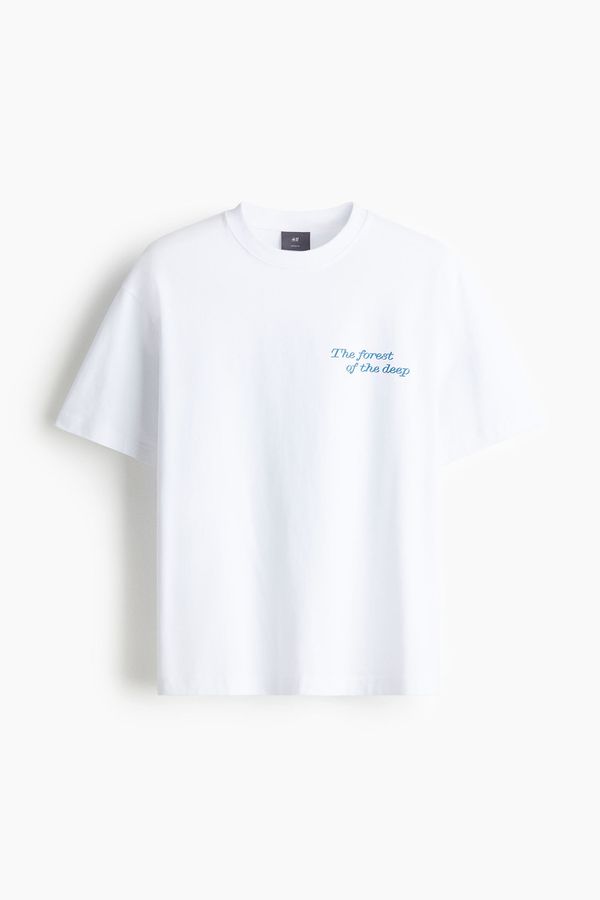 Camiseta con motivo estampado Loose Fit