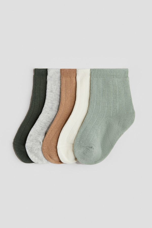Pack de 5 calcetines en punto texturizado