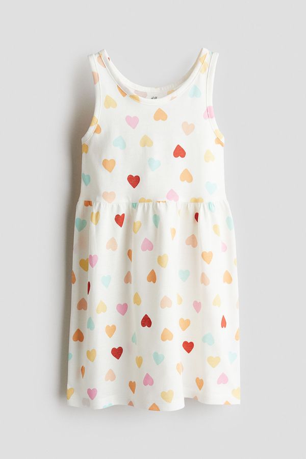 Vestido estampado de algodón