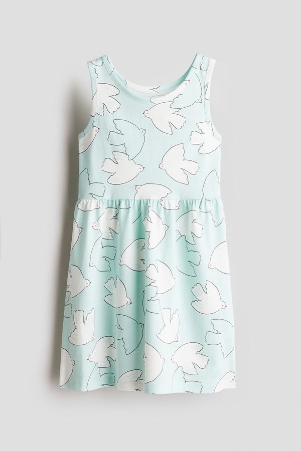 Vestido estampado de algodón