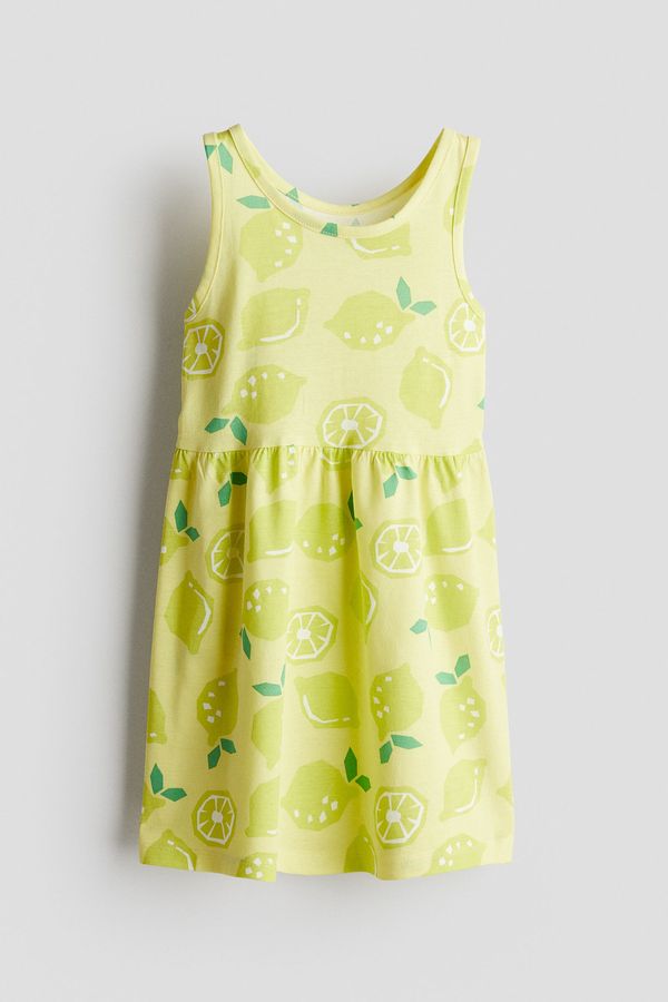 Vestido estampado de algodón