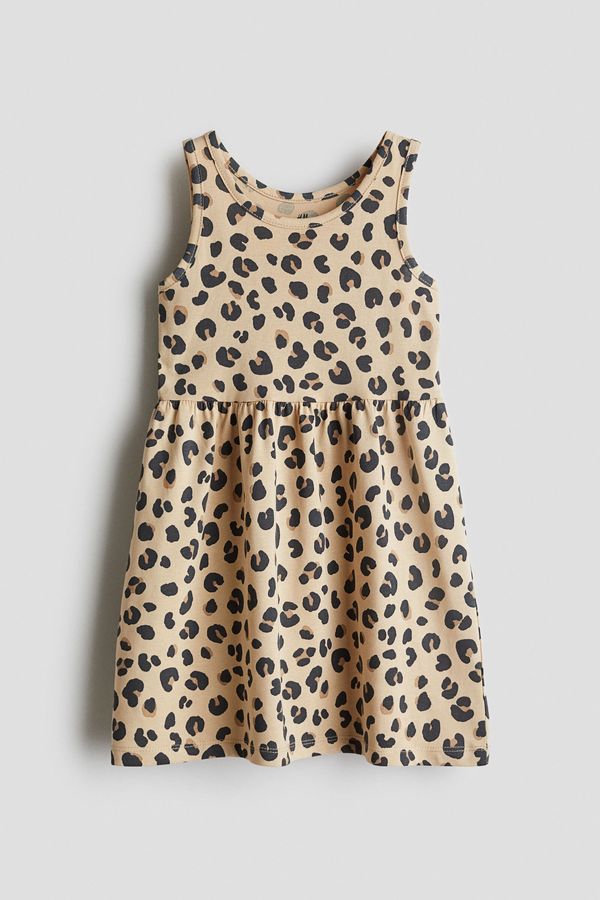 Vestido estampado de algodón
