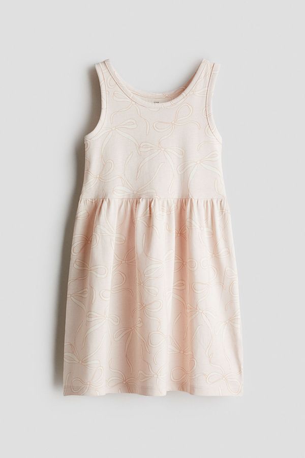 Vestido estampado de algodón