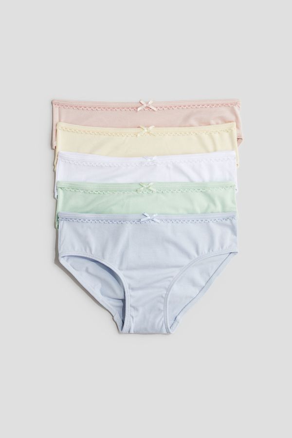Pack de 5 bragas de algodón