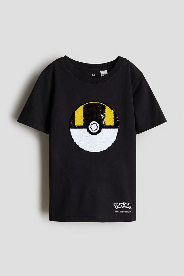 Camiseta con lentejuelas reversibles