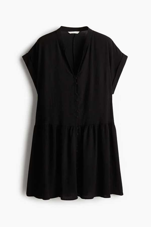 Vestido túnica efecto arrugado