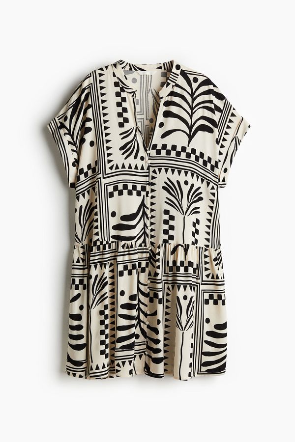 Vestido túnica efecto arrugado