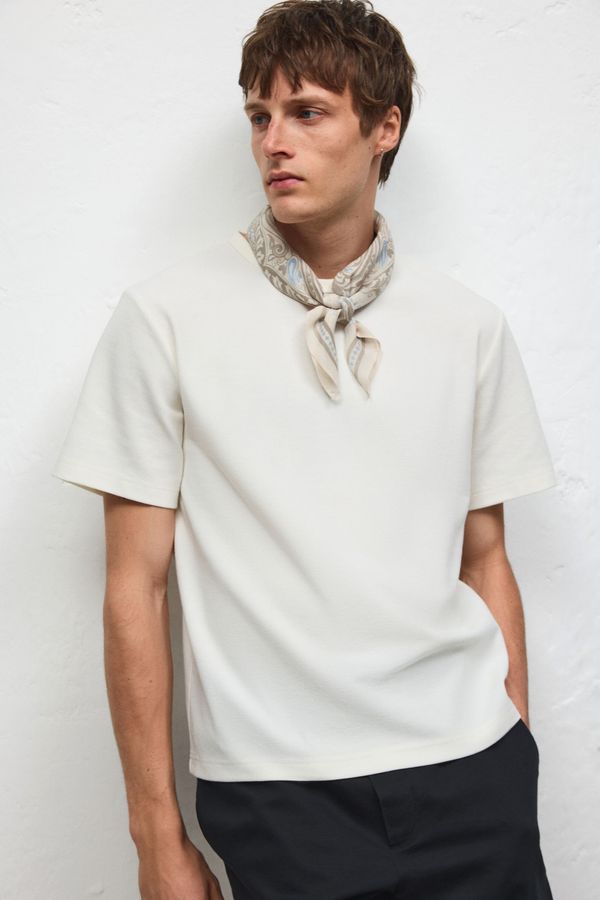 Camiseta gofrada Regular Fit