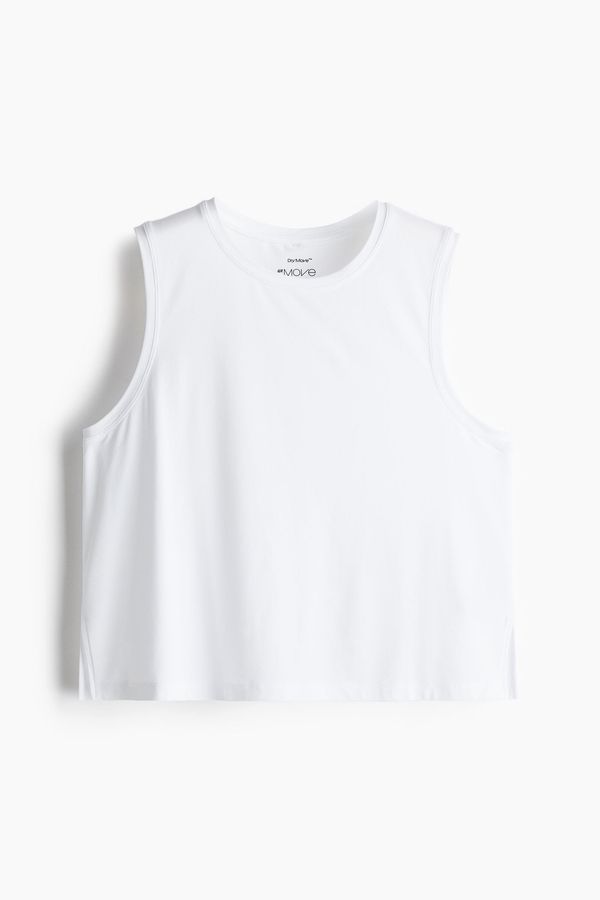 Camiseta de deporte boxy sin mangas con DryMove™