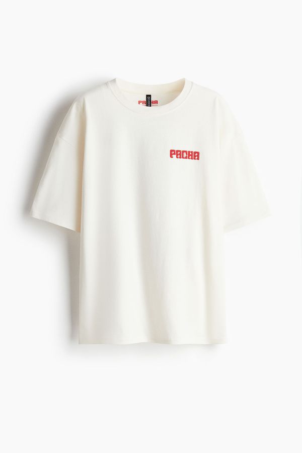 Camiseta oversize con motivo estampado