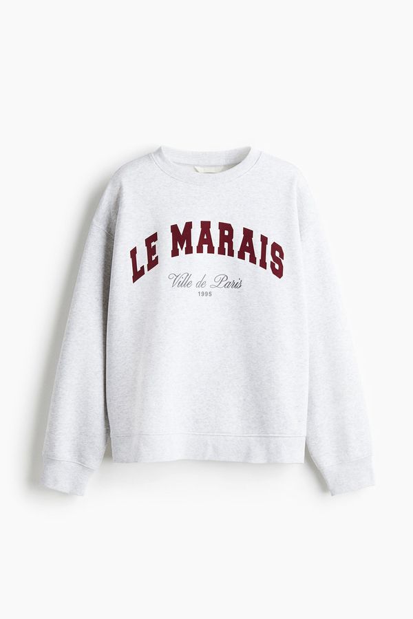 Sudadera con motivo de texto