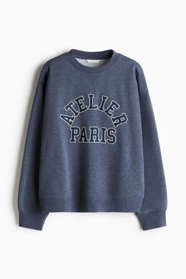 Sudadera con motivo de texto