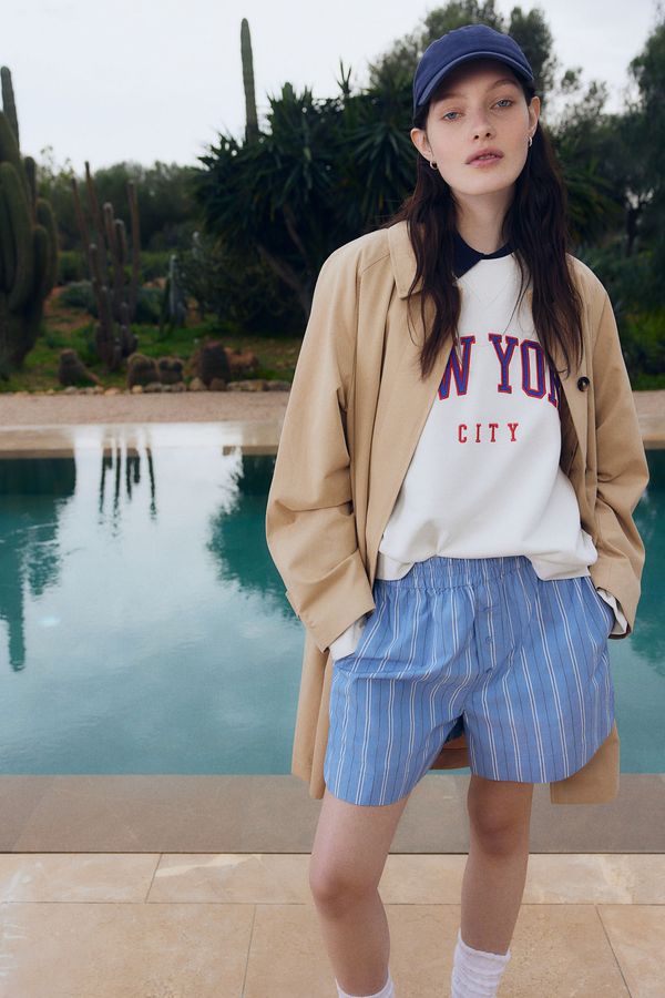 Sudadera con motivo de texto