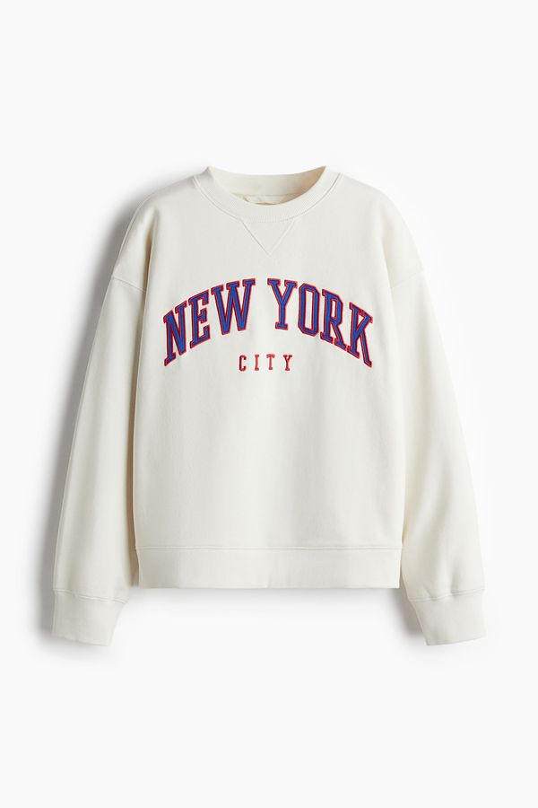 Sudadera con motivo de texto