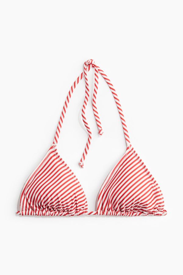 Top de bikini triangular con relleno