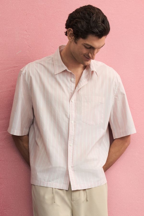 Camisa de popelina estilo boxy Regular Fit