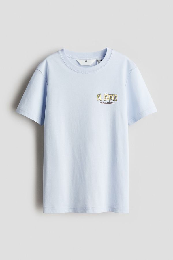 Camiseta de algodón con motivo estampado