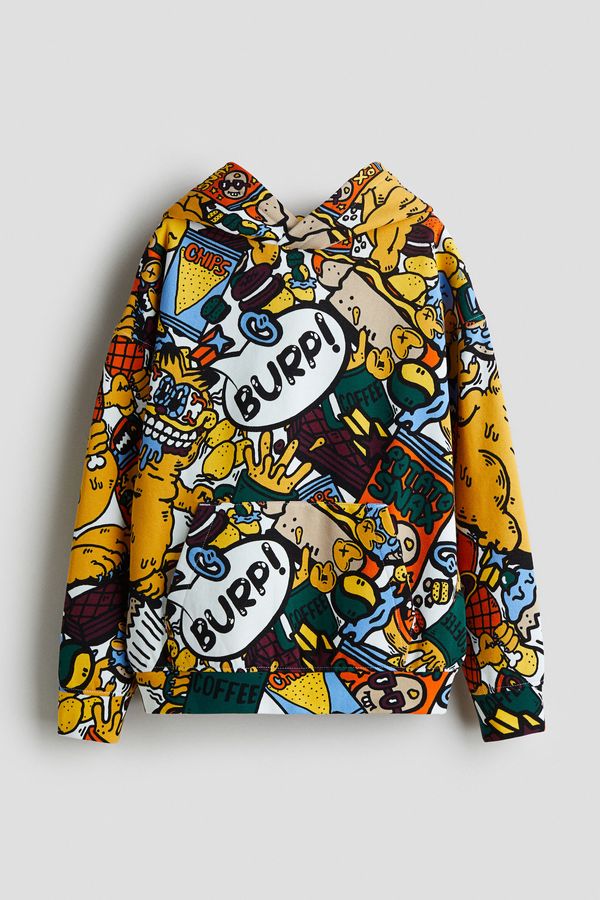 Sudadera estampada con capucha