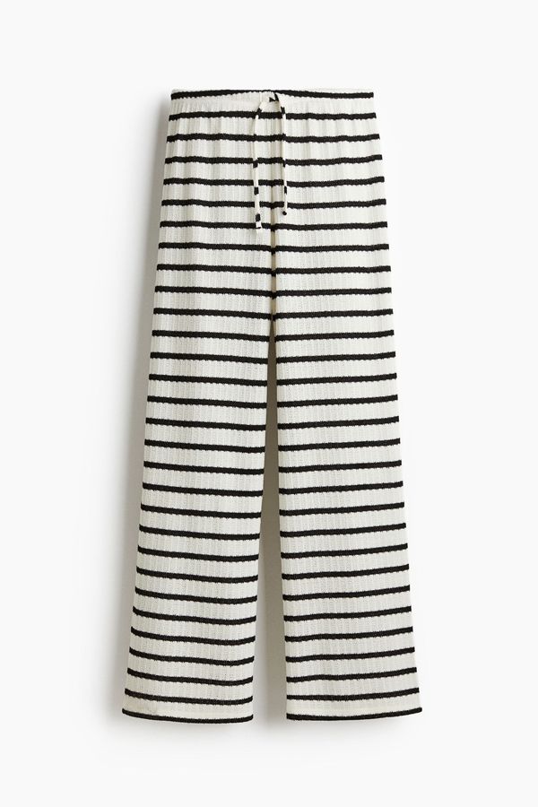 Pantalón de punto con cordón de ajuste