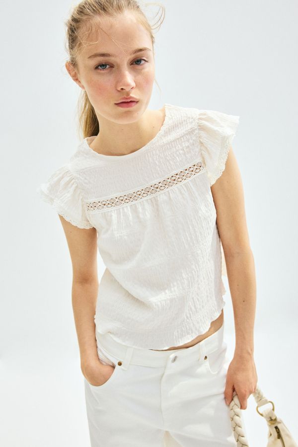 Top en punto con textura