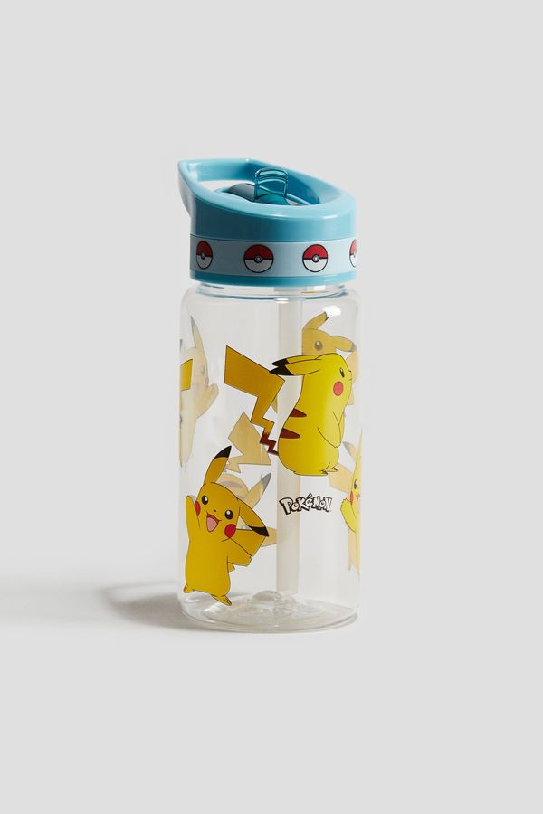 Botella de agua con motivo estampado