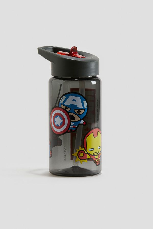 Botella de agua con motivo estampado