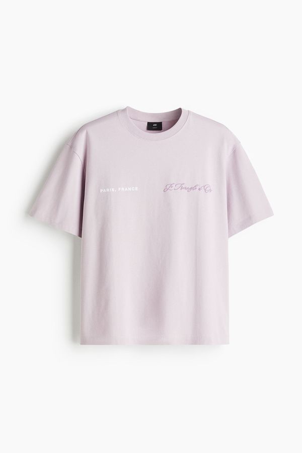 Camiseta con motivo estampado Loose Fit