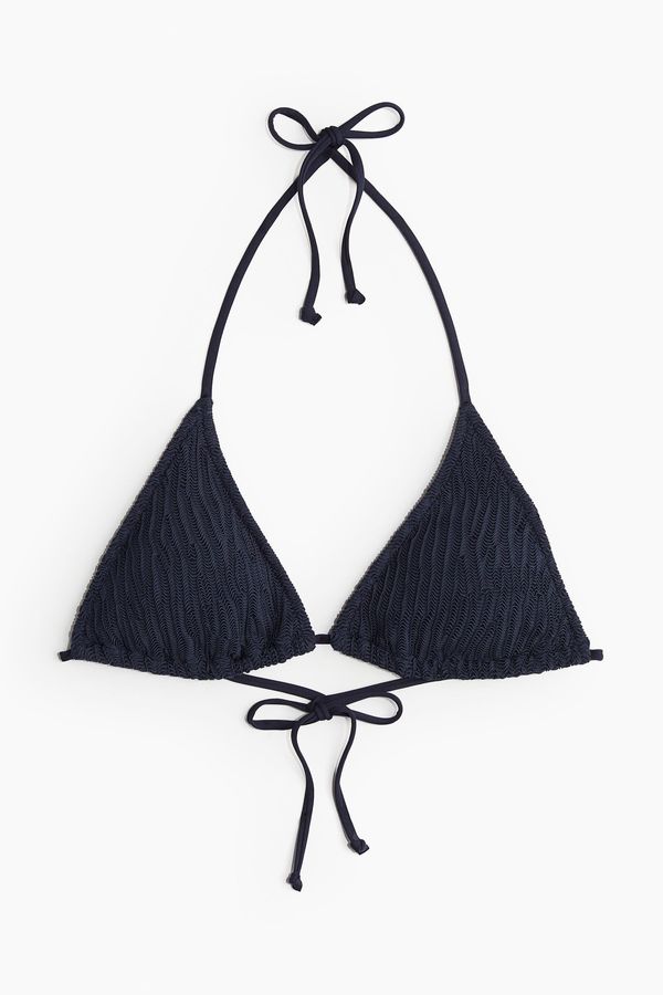 Top de bikini de triángulo con relleno